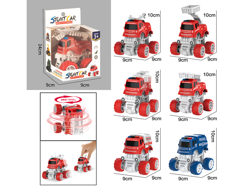 Dual Friction Stunt Fire Rescue Vehicle