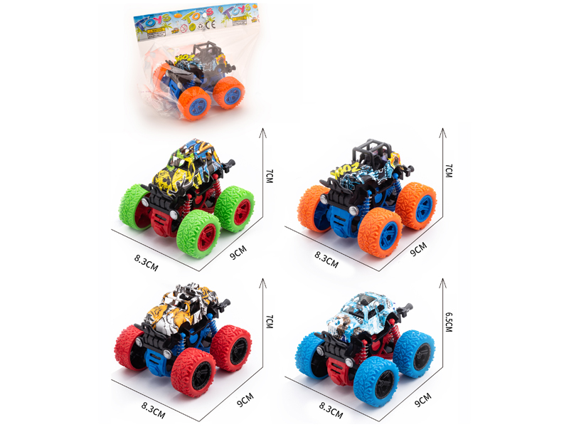 Dual Friction Stunt Graffiti Off-Road Vehicle