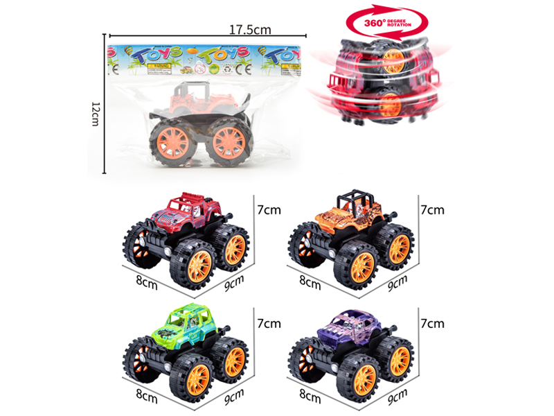 Friction Stunt Simulated Off-Road Vehicle