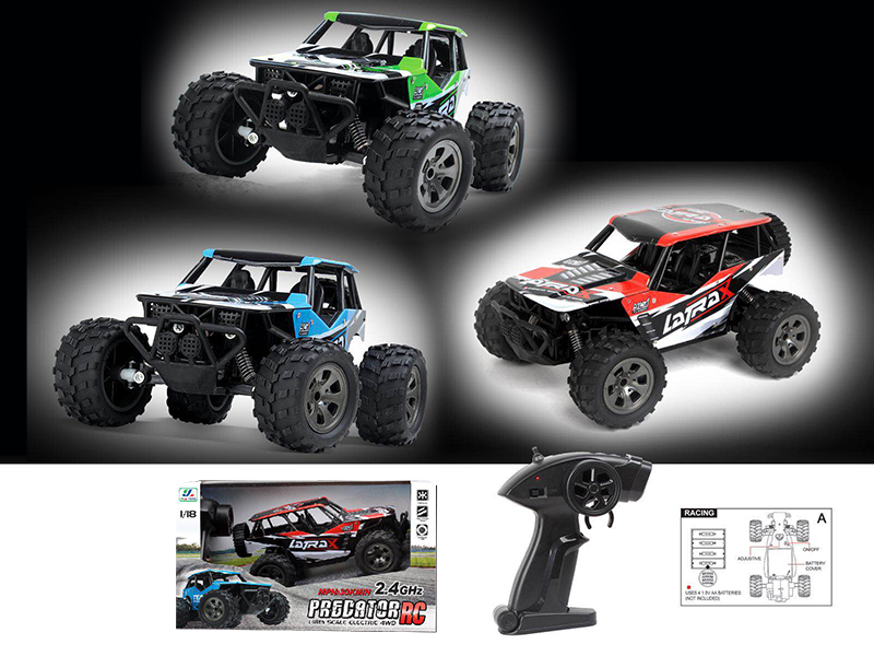 1:18 2.4G 4CH R/C High-Speed Racing Car(Not Included Battery)