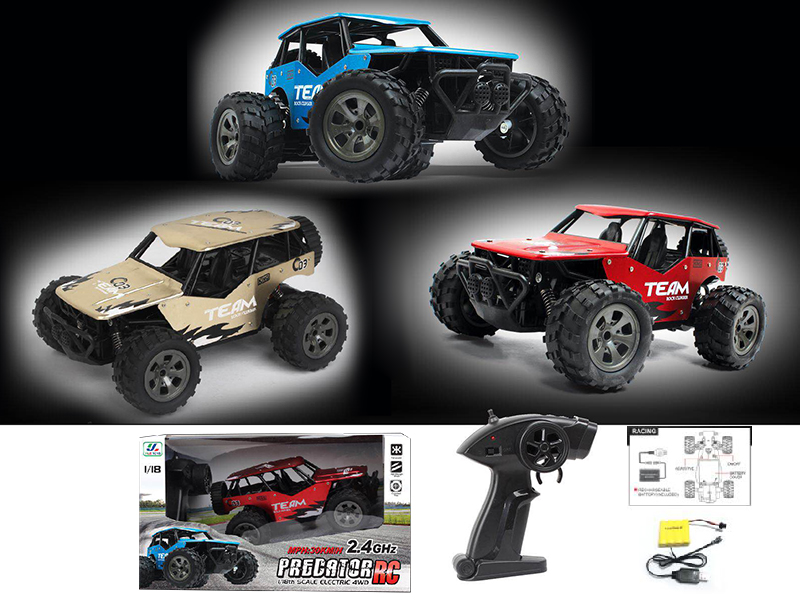 1:18 2.4G 4CH R/C Alloy High-Speed Racing Car