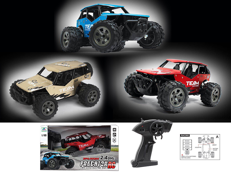 1:18 2.4G 4CH R/C Alloy High-Speed Racing Car(Not Included Battery)