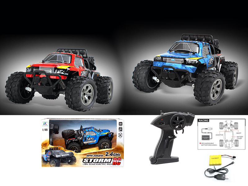 1:18 2.4G 4-Channel Remote Control High-Speed Racing Car(Included Battery)