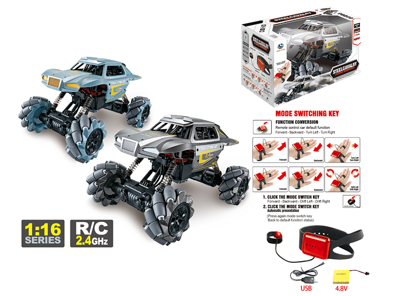 1:16 2.4G 4-Channel Gesture Sensing Remote Control Climbing Car