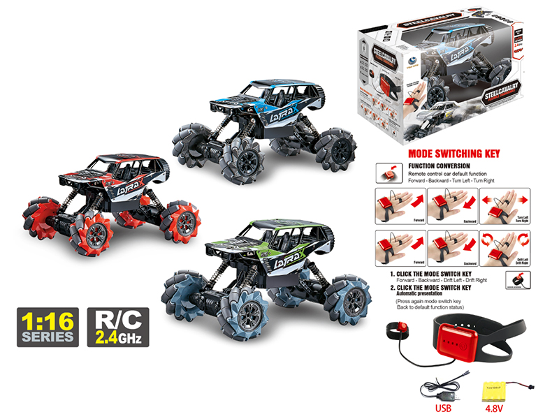 1:16 2.4G 4-Channel Gesture Sensing Remote Control Climbing Car