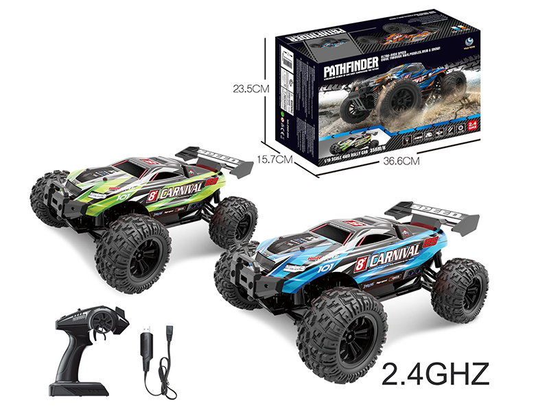 1:18 2.4G High-Speed Remote Control 4WD Off-Road Racing Car