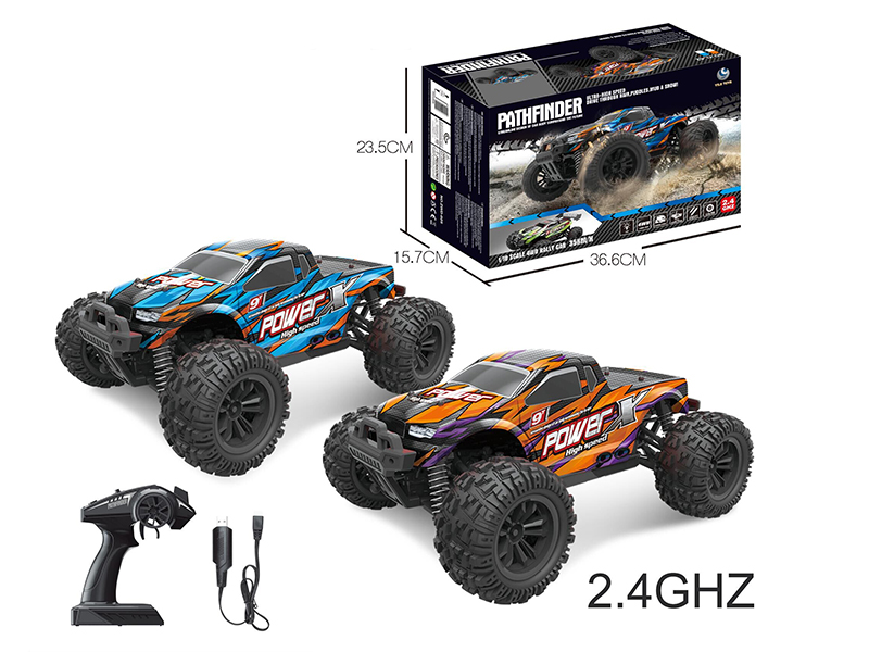 1:18 2.4G High-Speed Remote Control 4WD Off-Road Racing Car