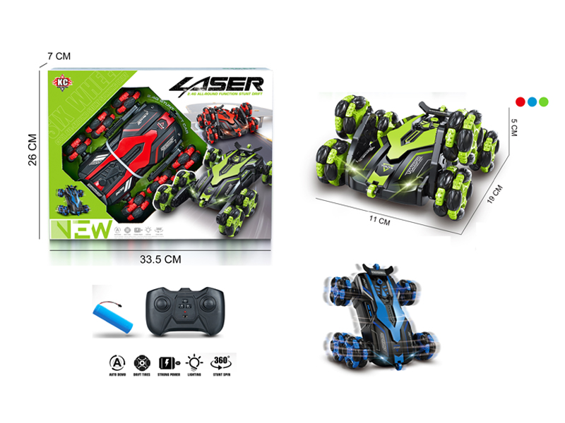 2.4G R/C Six Wheel Drift Stunt Vehicle