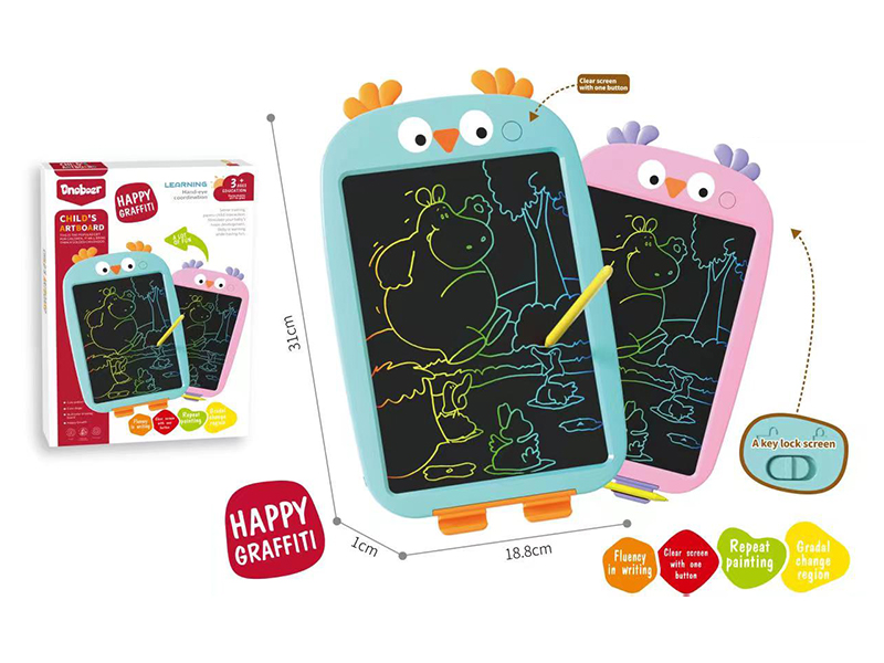 Owl Color LCD Drawing Board Toy