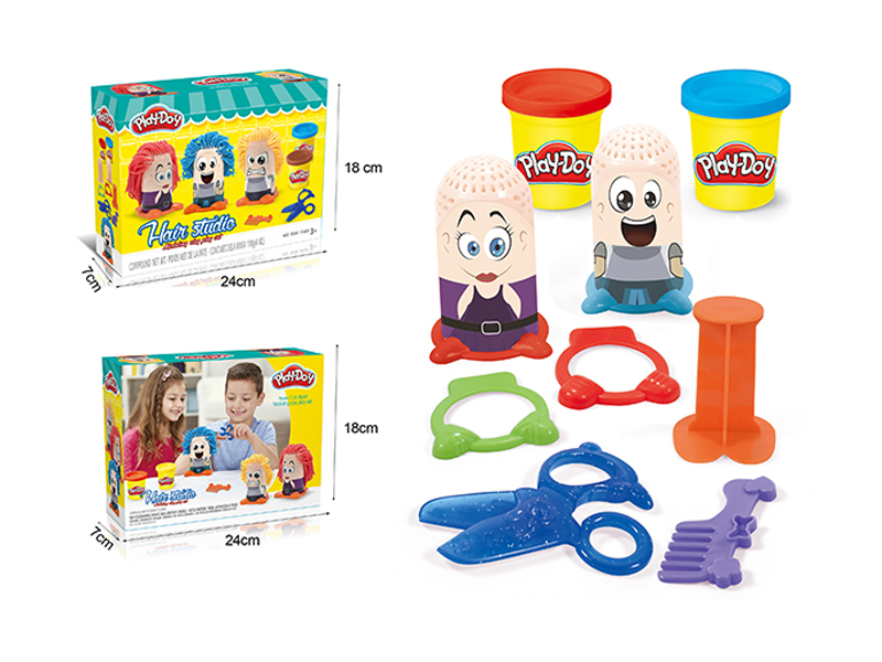 Cartoon Characters Colored Mud Set