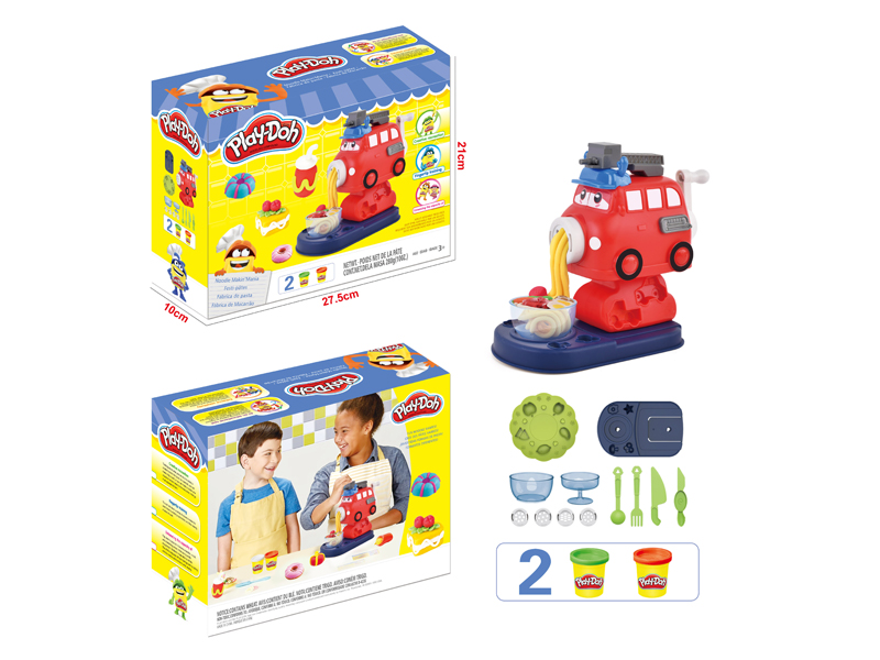 Fire Engine Colored Mud Set