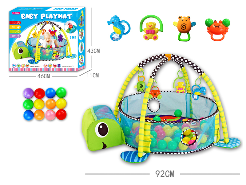 Turtle Baby  Fitness Rack Game Ball Pool