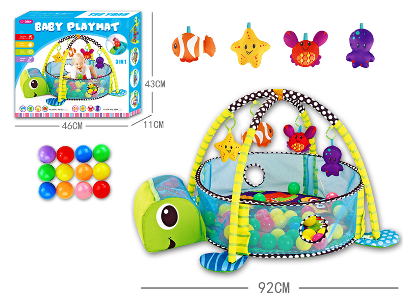 Turtle Baby  Fitness Rack Game Ball Pool