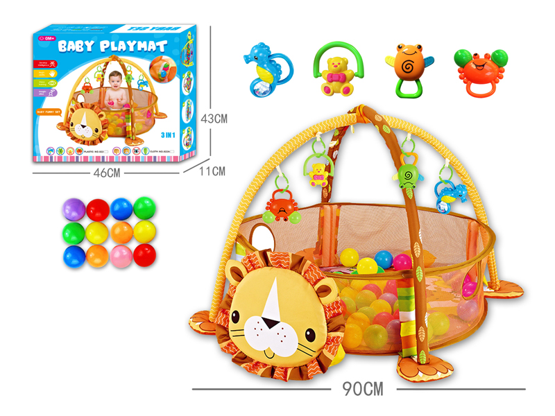 Lion Baby  Fitness Rack Game Ball Pool