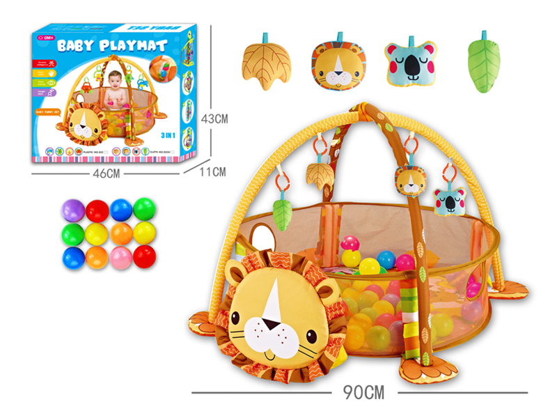Lion Baby  Fitness Rack Game Ball Pool