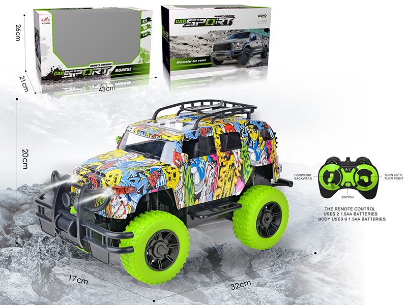 1:12 Remote Control Graffiti Land Cruiser