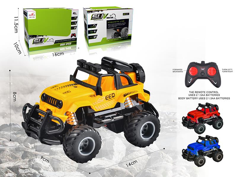 1:43 Remote Control Mini Jeep Cross Country Car