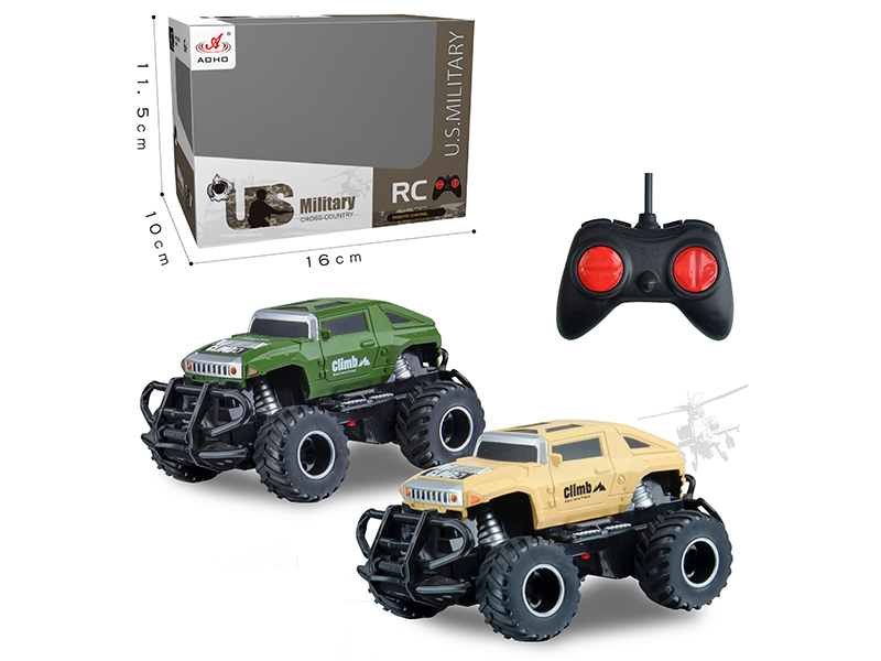 1:43 Remote Control Mini Hummer Military Cross Country Car