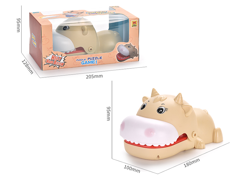 Cute Cattle Bite Finger Toy