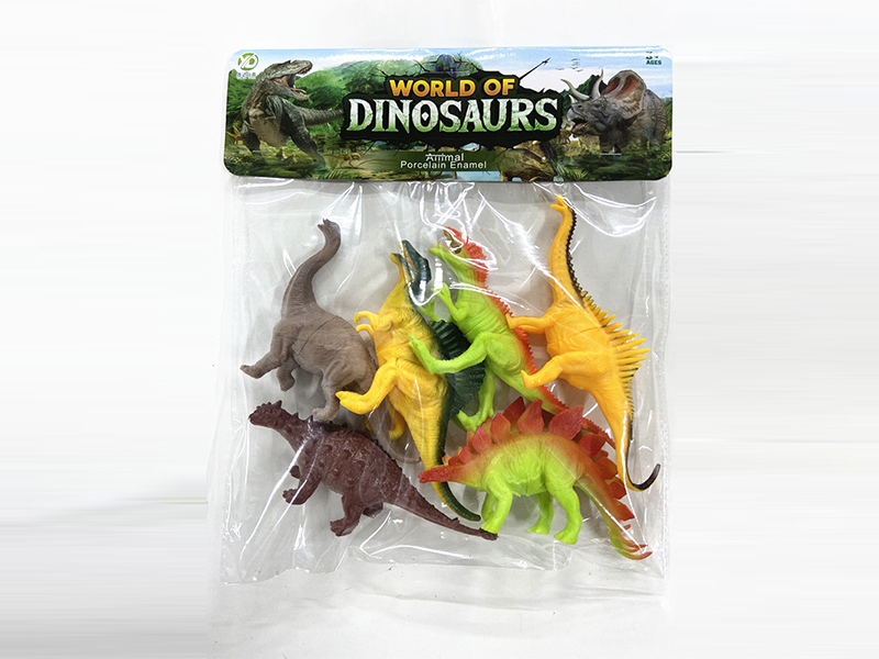 6Pcs Ordinary Hollow Dinosaur Set