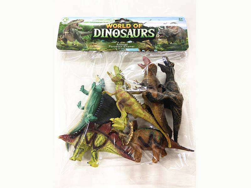 6Pcs Vintage Hollow Dinosaur Set