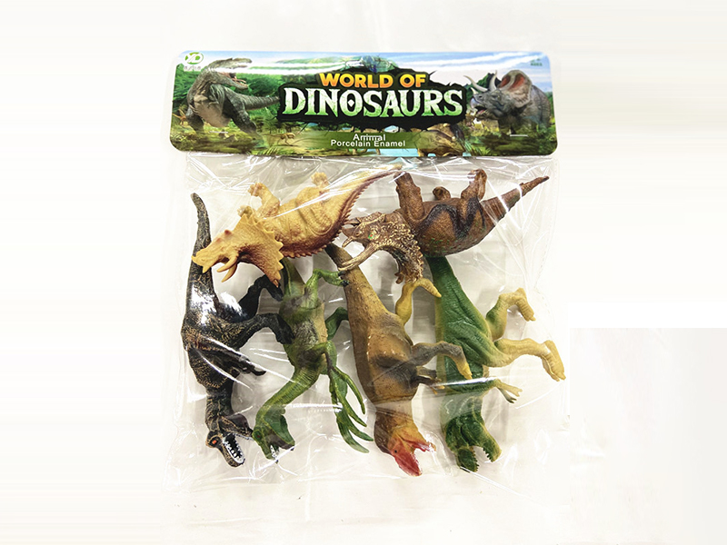 6Pcs Hollow Dinosaur Set(4 Retro 2 Normal)