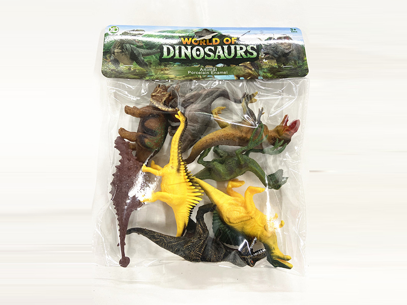 8Pcs Hollow Dinosaur Set(4 Retro 4 Normal)