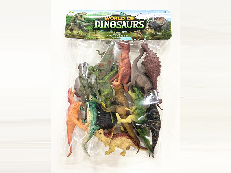 12Pcs Hollow Dinosaur Set(4 Retro 8 Normal)