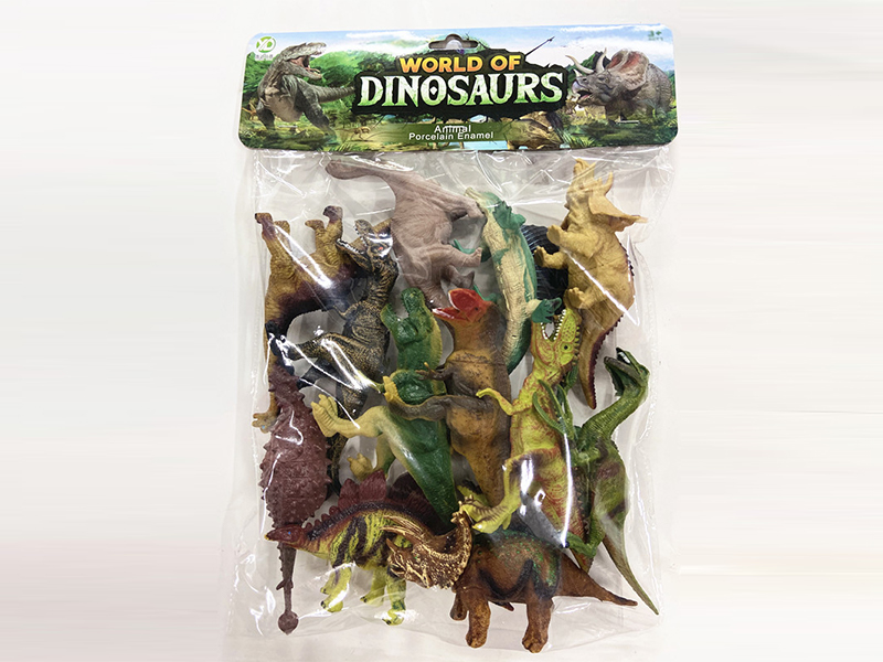12Pcs Hollow Dinosaur Set(8 Retro 4 Normal)