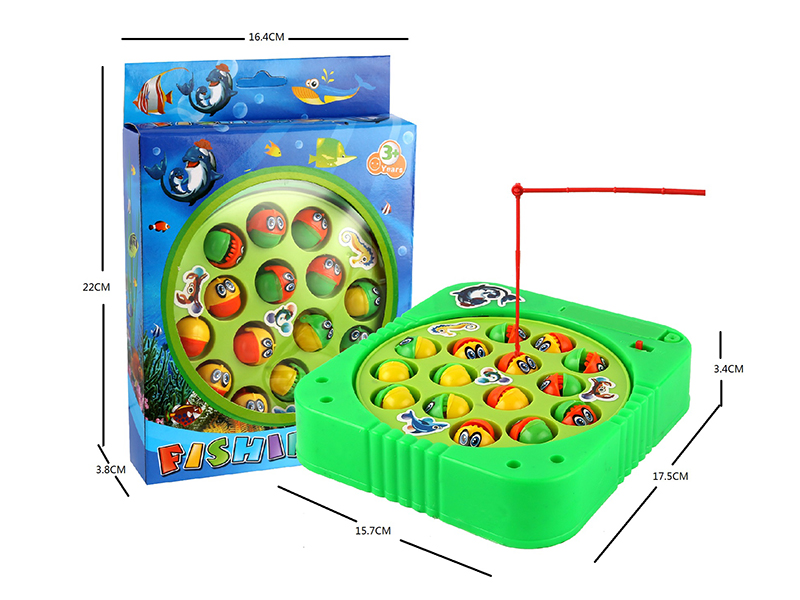 Square Electric Fishing Toy