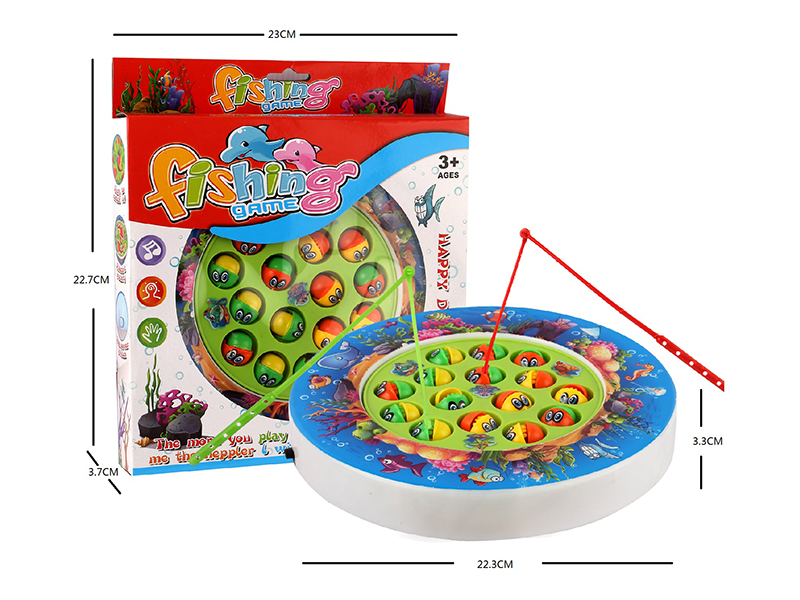 Circle B/O Music Fishing Toy