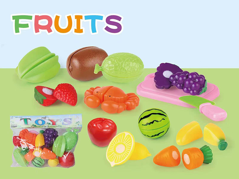 13PCS Cuttable Fruit Toy