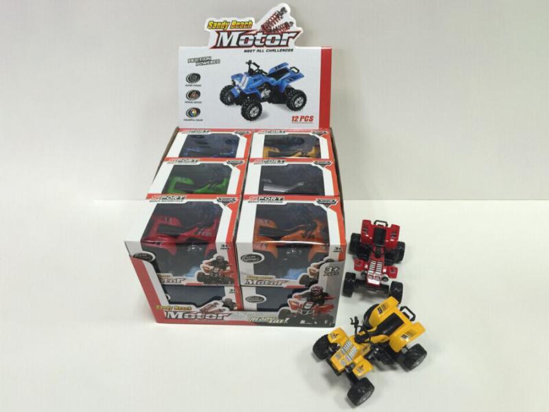 Friction Beach Motorcycle 12PCS