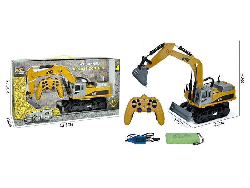 14Ch R/C Alloy Track Engineering Vehicle