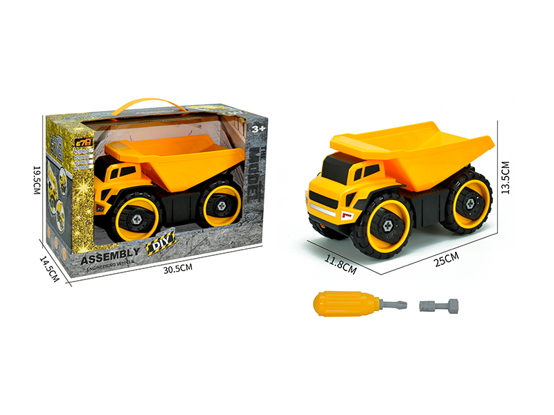 Assembly Engineering Dump Slide Truck