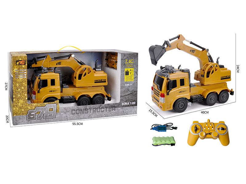 2.4G 13Ch R/C Vehicle Mounted Excavator