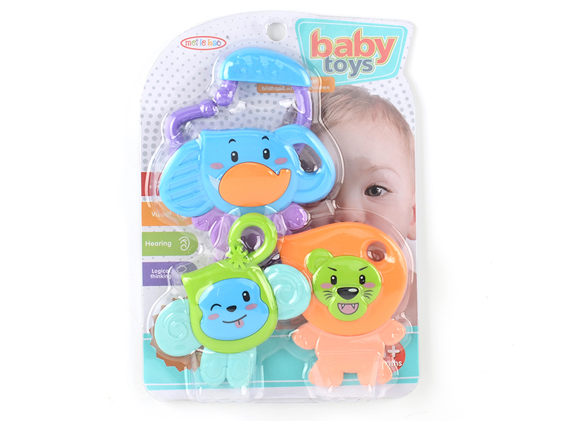 4pcs Animal Baby Teether