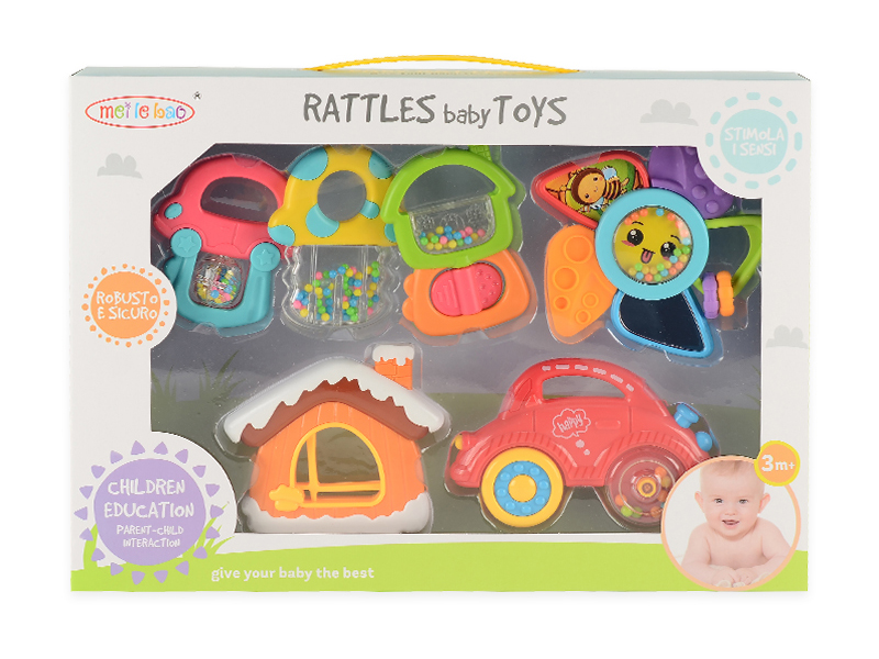 6pcs Baby Rattles