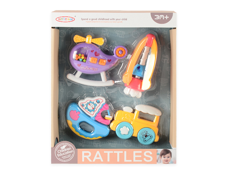 4pcs Baby Rattles