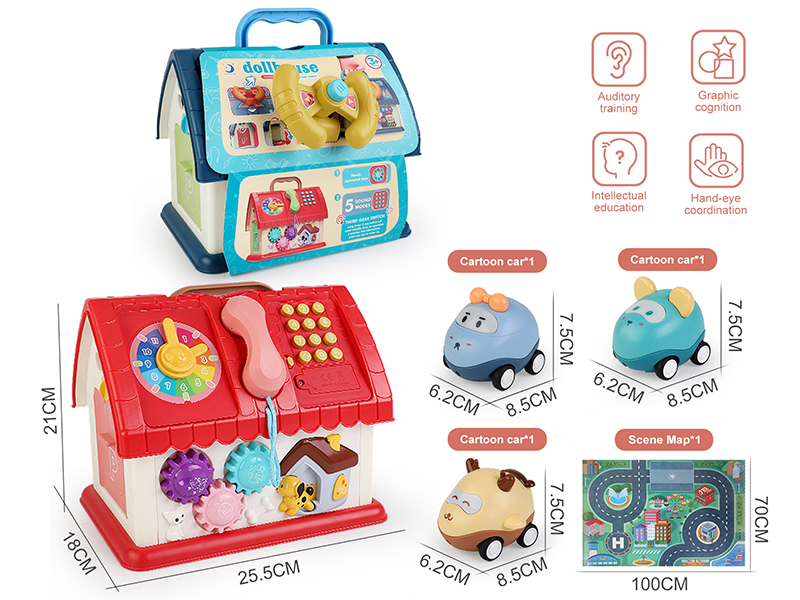 Multifunctional Toy House Upgrade Edition