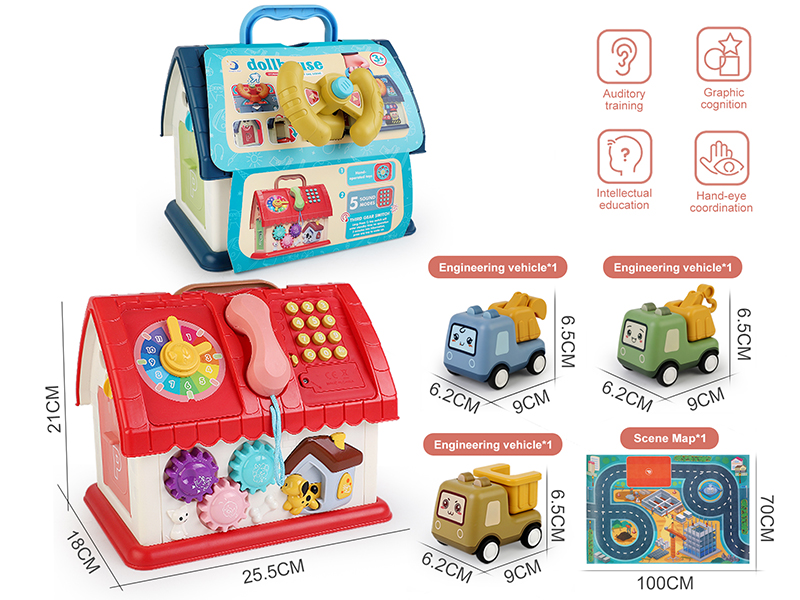 Multifunctional Toy House Upgrade Edition