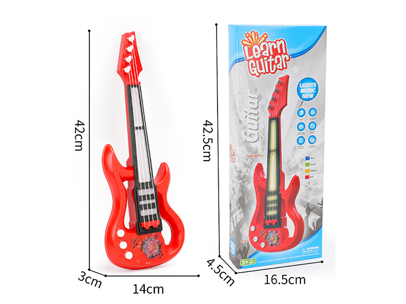 Guitar With Light And Music