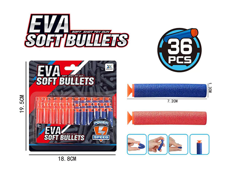 36PCS EVA Soft Bullets