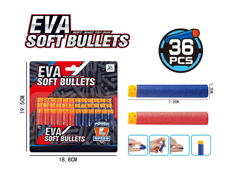 36PCS EVA Soft Bullets