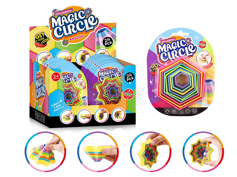 Magic Circle Decompression Toy 24PCS