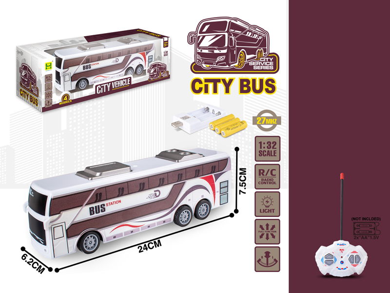 1:32 4Ch R/C Simulated Bus With Light