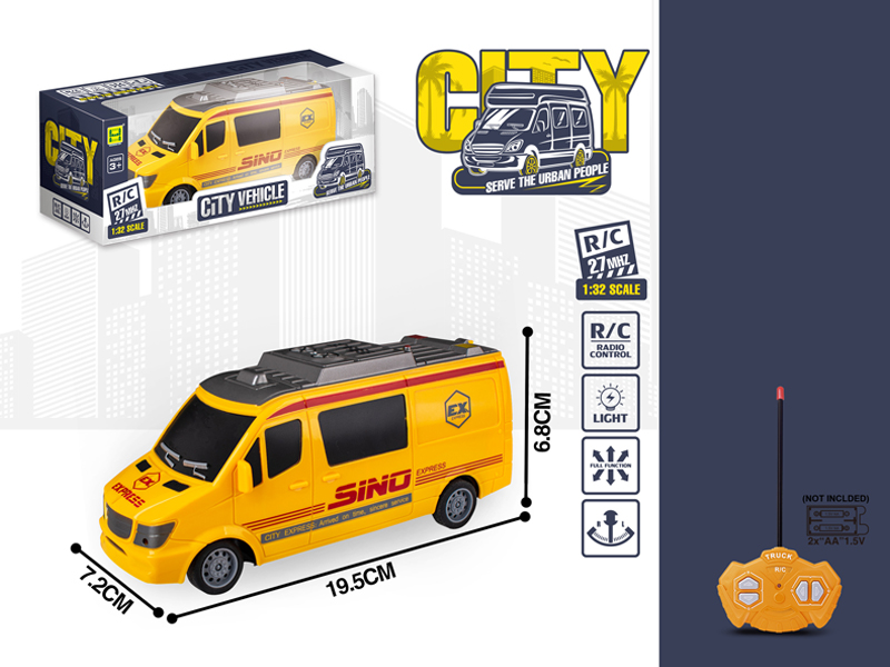 1:32 4Ch R/C Express Delivery Truck With Light