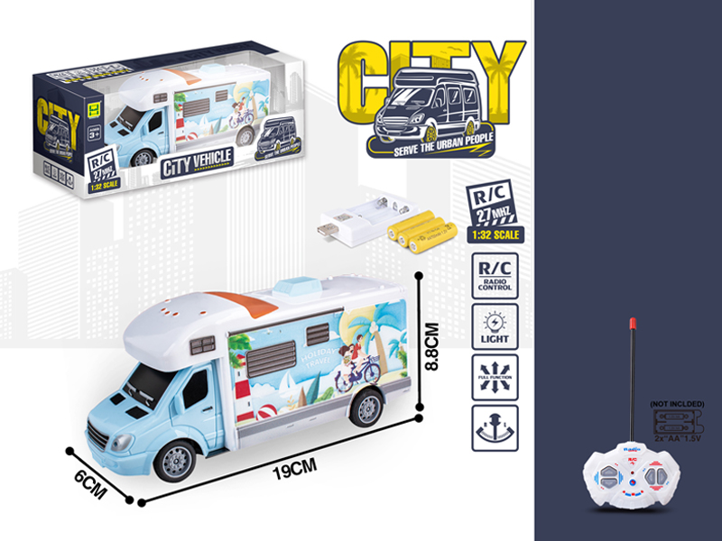 1:32 4Ch R/C Summer Bike Theme Room Vehicle With Light