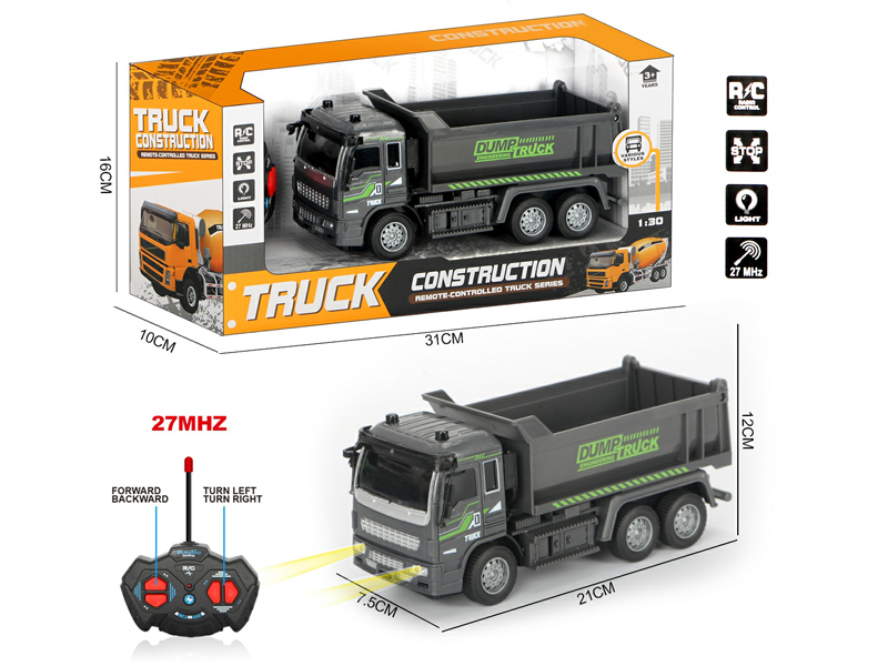 4Ch R/C Engineering Vehicle With Light