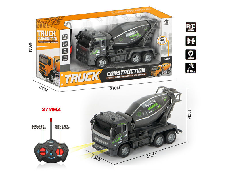 4Ch R/C Engineering Vehicle With Light